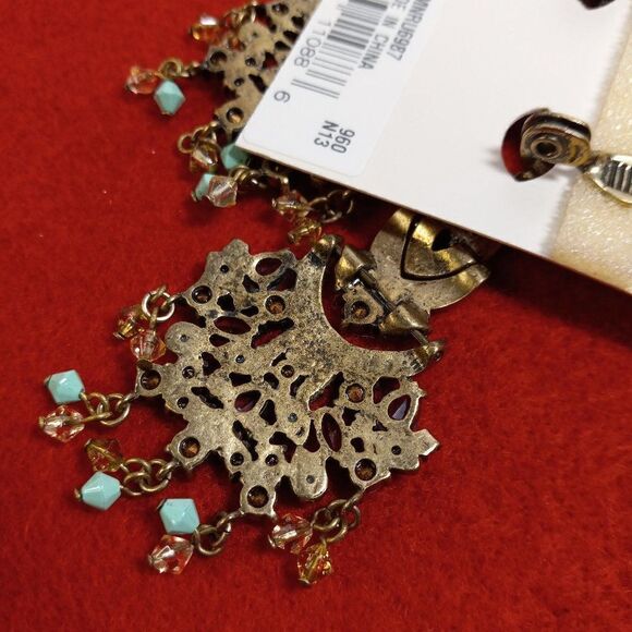 NWT Monet Clip Chandlier Earrings - Picture 4 of 6